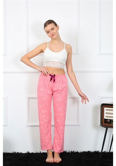 Akbeniz Kadın Pamuklu Alt Pijama 27462 - M Pembe
