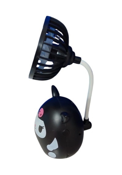 Kuromi Figürlü Mini Masaüstü Usb Fan Taşınabilir Tasarım Hediyelik Eşya Doğum Günü