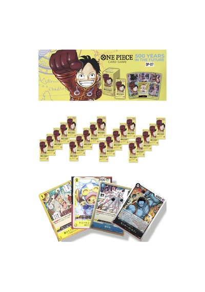 20 Paket One Piece Card Game Op07 500 Years Future Bandai Booster Japonca 120 Kart