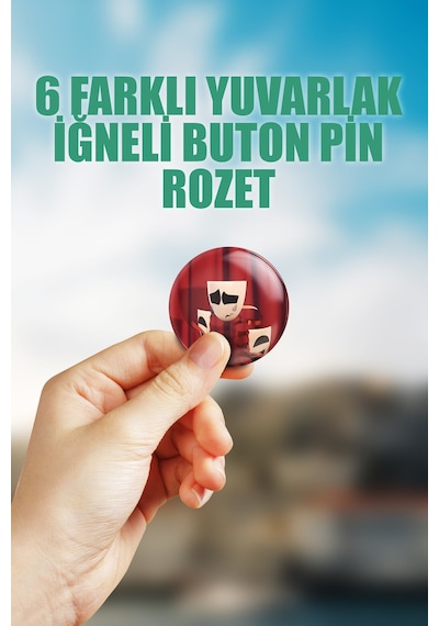 Gangle-tadc The Amazing Digital Circus Çanta Süsü Rozet İğneli Buton Rozet Seti 6 Adet Altılı