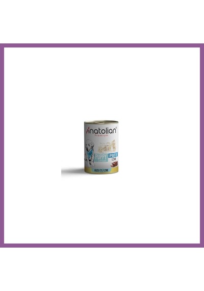 Anatolian Premium Kuzulu Ezme Yavru Köpek Konservesi 400 Gr Rengaren