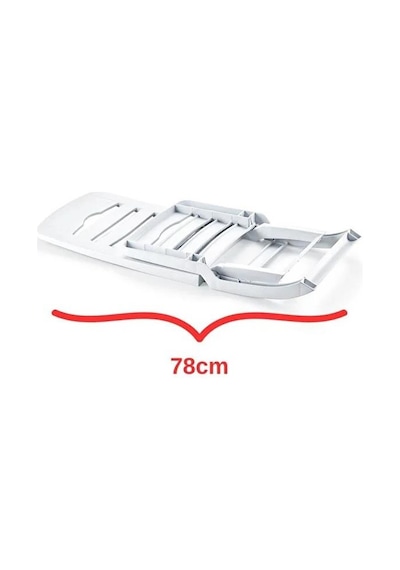 Omnipazar Mt-gf170 Tempo Katlanır Plastik Plaj Sandalyesi Beyaz Beyaz