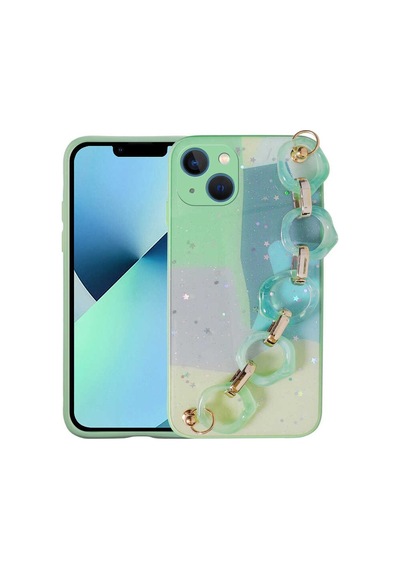 Apple Uyumlu iPhone 13 Kılıf Zore Elsa El Askılı Tutacaklı Kılıf