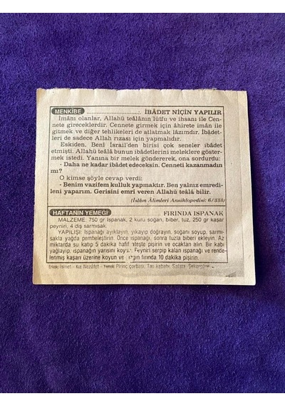 23 Mayıs 1990 Takvim Yaprağı - Nostalji Koleksiyonluk Takvim Yaprağı
