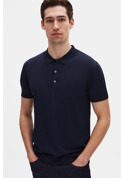 D's Damat Ds Damat Slim Fit Lacivert Düz Örgü Yazlık Rayon Triko T-shirt 4hf069421001m 101