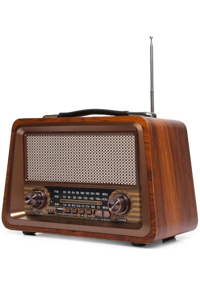 Nostalji Radyo Bluetooth Usb Destekli Büyük Boy Ve Güçlü Ses Rt-810