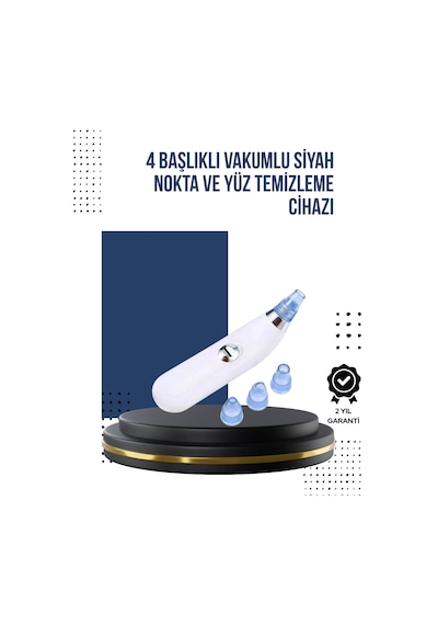 Mikro Kristal Başlıklı Siyah Nokta Temizleme Cihazı - Vakum Gücüyle Gözenek Sıkılaştırıcı