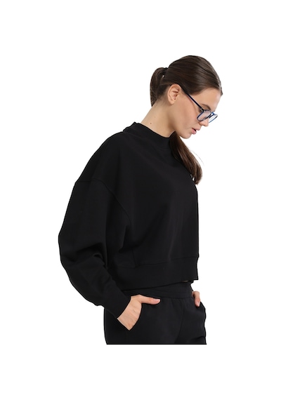 Sportive Fowler Kadın Siyah Günlük Stil Sweatshirt 25kk1038-syh 1776122 SiYAH