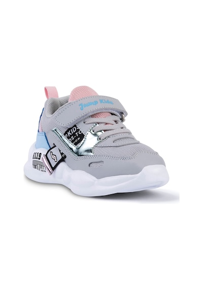 Jump 24936 Beyaz Somon Grey Blue Kız Çocuk Spor Ayakkabı Gri