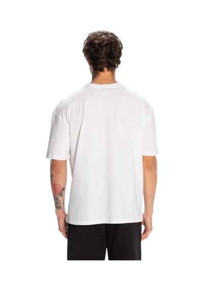 Kappa Erkek Logo Fred Regular Fit Tişört Beyaz