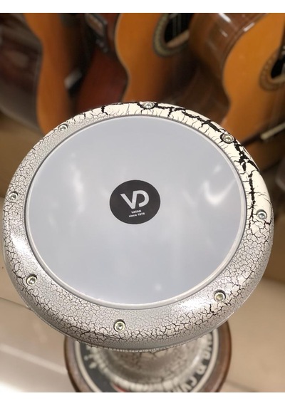 3040 Döküm Beyaz Çatlak Boyalı Darbuka/çömlek