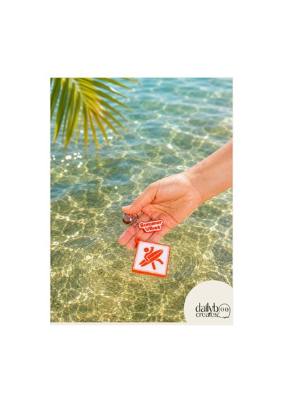 Paddle Board Charm Anahtarlık -summer Vibes Figürlü Çanta Aksesuarı-kutu İçecek Açacaklı Anahtarlık-3d Dekoratif Baskı-turuncu Turuncu