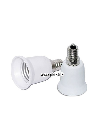 E14 E27 Dönüştürücü Duy. E14 İnce Duyu E27 Normal Duy Yapar