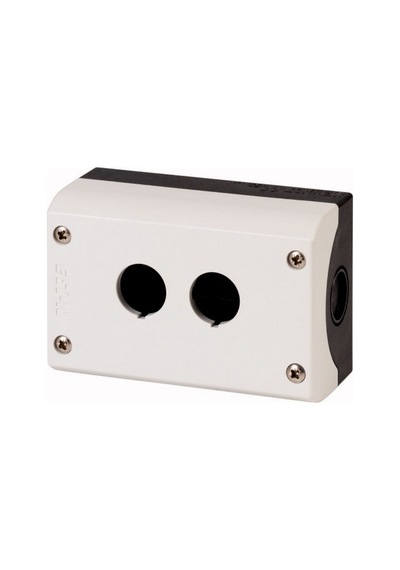 Eaton 216537 Buton Aksesuarı: Buton Kutusu, 2'li, Gri/siyah