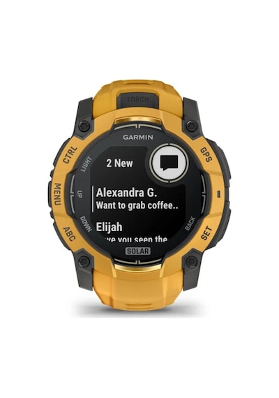 Garmin Instinct 3 - 45 MM Turuncu Gri (Distribütör Garantili)