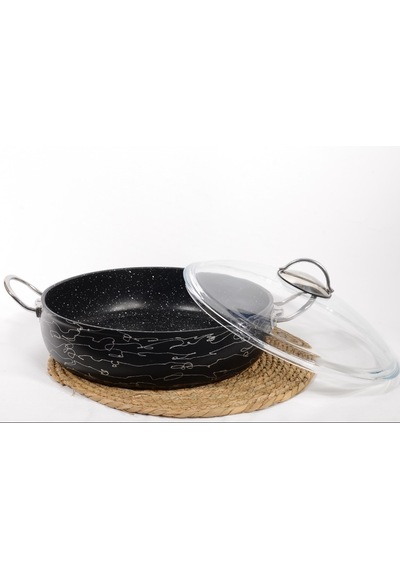 İmza Efsane 24 Cm Granit Basık Tencere