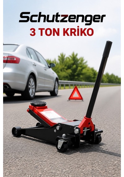 3 Ton Kriko Ağır Hizmet Tipi Sanayi Kriko Güçlendirilmiş Çift Pistonlu 3 Yıl