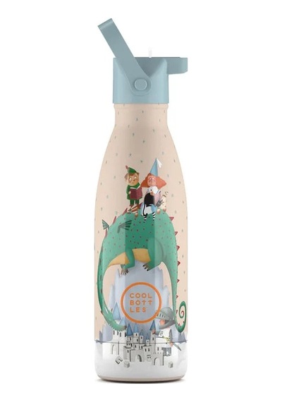Cool Bottles Paslanmaz Çelik Suluk - The Kids Bottle Dragon Dreams 350 Ml Cbbk35dd Çok Renkli