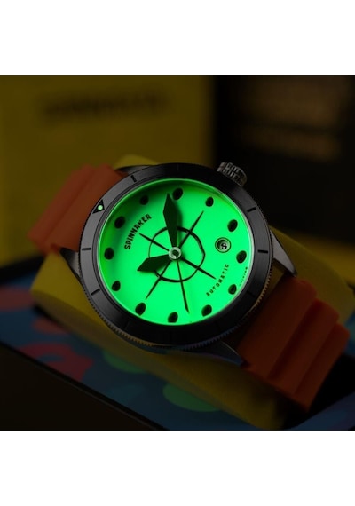 Spinnaker Cahıll Otomatik Sp-5142-01 Spongebob Squarepants Timekeeper Limited Edition Erkek Kol Saat Metalik Gri Spinnaker Cahıll Otomatik Sp-5142-01 Spongebob Squarepants Timekeeper Limited Edition Erkek Kol Saat Metalik Gri