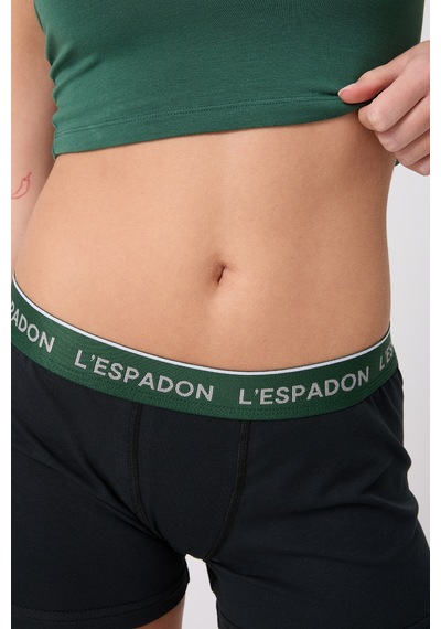 Athleshorts Yüksek Bel Kadın Kısa Şort-3295 Siyah