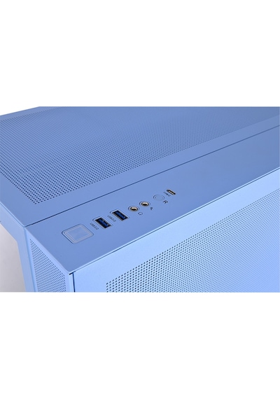 Thermaltake View 380 850w 80+ Gold Argb Usb 3.2 Hydrangea Blue Atx Mid Tower Kasa Ca-3z2-85mfwe-00