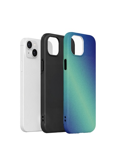 Velvoria Valestra Aurora Mint Gradient Apple iPhone Uyumlu 15 Darbe Korumalı Kılıf Valestra Select - Aurora Mint Gradient