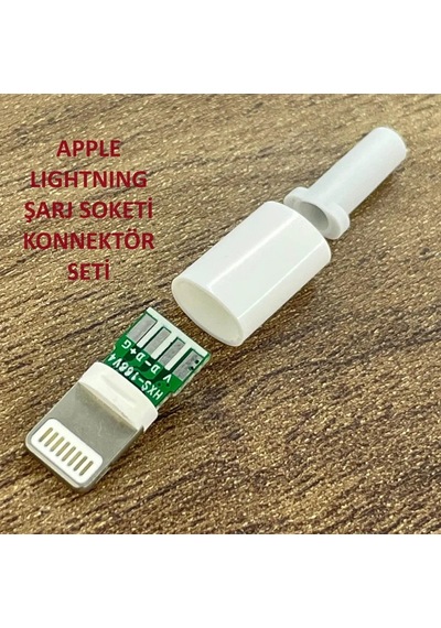 Ic-266b-2 Erkek Apple iPhone Uyumlu Lightning Şarj Soketi Kablo Tipi Konnektör Seti