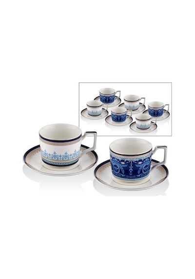Lamedore Blue Banube 6lı Çay Fincanı Seti 15x6,5cm