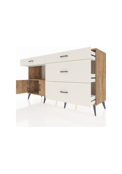 Hyperion Konsol Tek Raflı 4 Çekmeceli 2 Kapaklı 176x44x99 Çam-çam Çam-çam/aytaşı Hyperion Konsol Tek Raflı 4 Çekmeceli 2 Kapaklı 176x44x99 Çam-çam Çam-çam/aytaşı