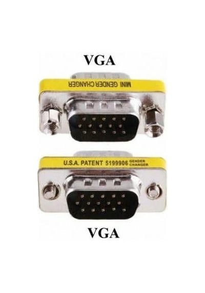 Hd15 Vga-vga Erkek-erkek M2m 15 Pin Adaptör