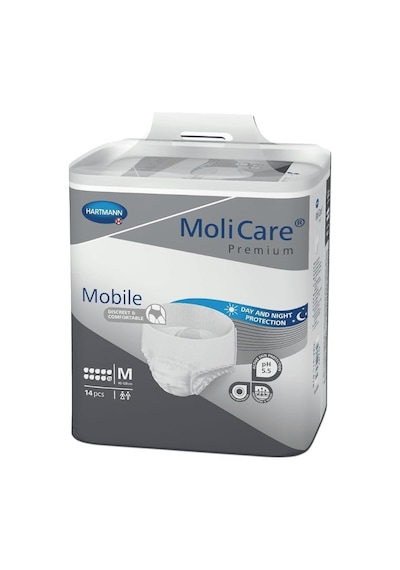 Molicare 10 Damla Külot Bez Mor Medium 14 Lü 3 Paket M