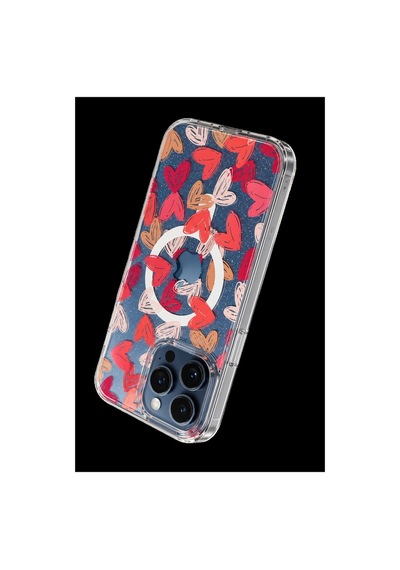 Onegif Apple iPhone Uyumlu 16 Pro Max Desina Magsafe Kapak - Desen 6 İtdark56668