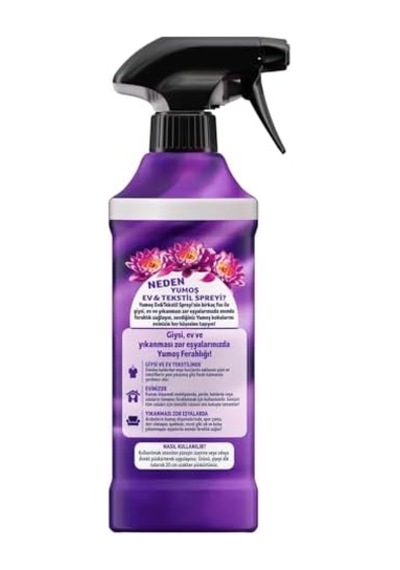 Ev Vetekstil Spreyi Lotus Yıkanması Zor Eşyalar İçin 450 Ml 0.75 LT - 2.5 LT - 12 KG