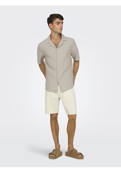 Only & Sons Onsedge Ecru 2044 Pım Dnm Shorts Noos Erkek Pembe Şort - 22032044