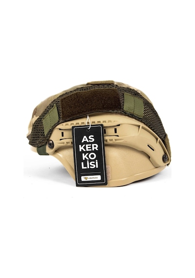 Yeni Kamuflaj Kısa Airsoft Askeri Kask Kılıfı Yeşil