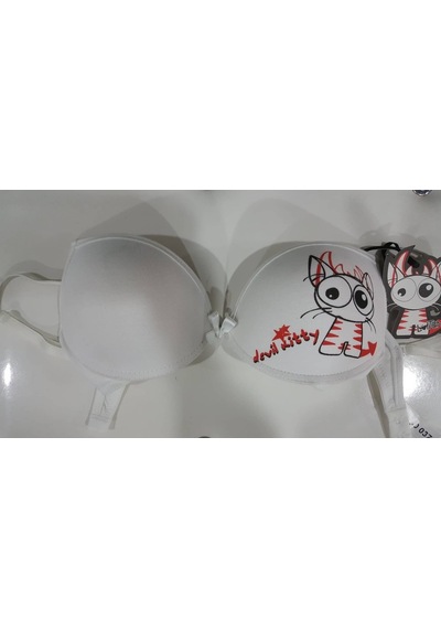Loliten Gırl 570050037 Dolgulu Tek Sütyen Beyaz
