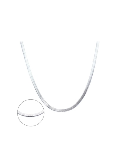 Ferizz Ferizz 316L Çelik 2 Mm Balık Sırtı Unısex Zincir Kolye Zn-215 Sarı