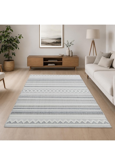 Nature Pamuk 30 Yıkanabilir Halı Modern Kilim Oturma Odası Salon Mutfak Balkon Yolluk Halısı C102a Krem