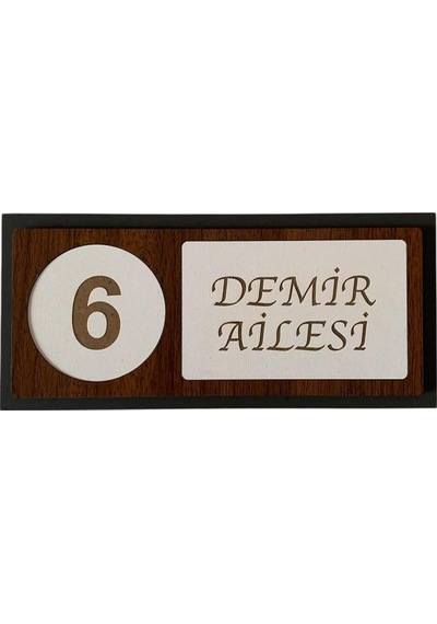 Ahşap Kapı Numaralığı