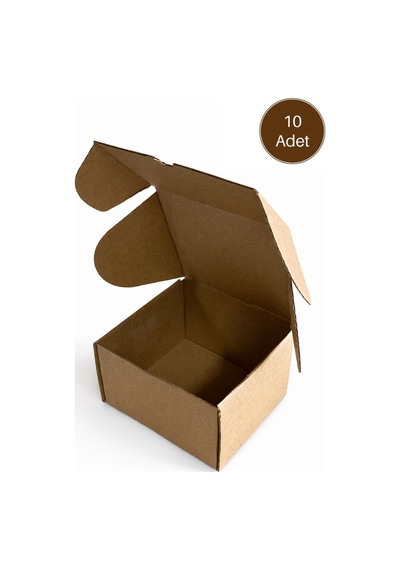 14x12x8 Cm E Dalga E-ticaret Karton Kutu , Kargo Kutusu 10 Adet 10 Adet