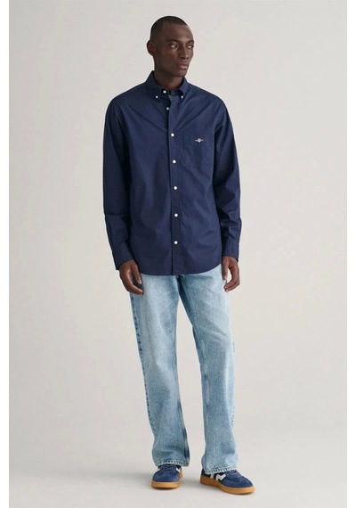 Gant Erkek Lacivert Regular Fit Gömlek Lacivert