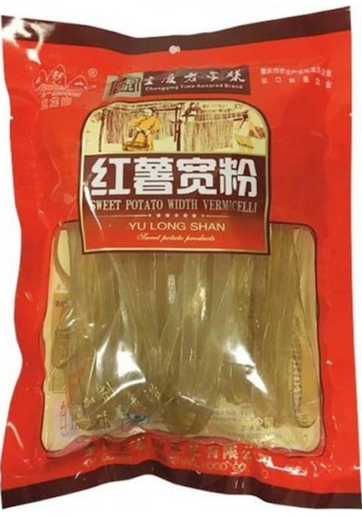 Yu Long Shan TatlI Patates Geniş Eriştesi ( Sweet Potato Width Ve