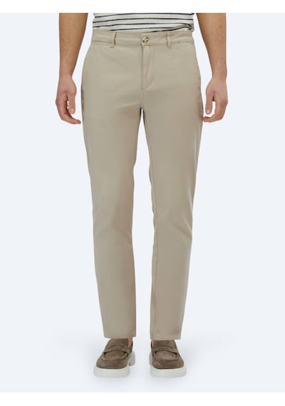 Kip Bej Dokuma Regular Fit Casual Pamuk Karışımlı Pantolon