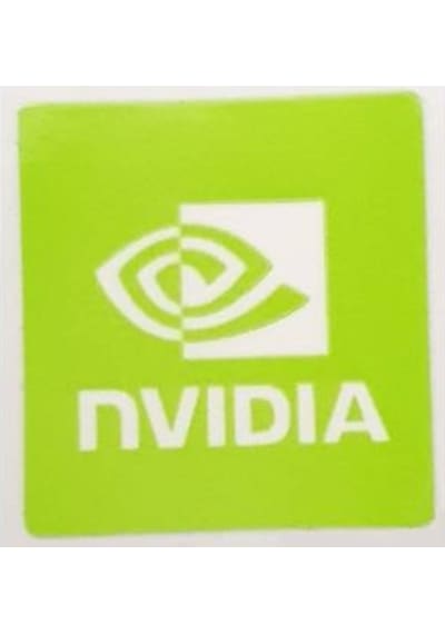 OEM Nvidia Mini Sticker Kare Etiket D110