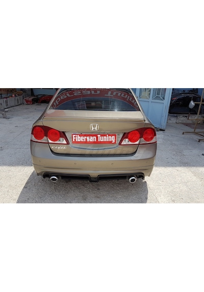 Honda Fd6 Rr Arka Tampon Eki (rr)--fibersan Tuning