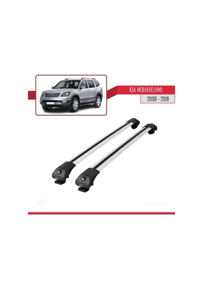 Kia Mohave Hm 2008-2019 Arası İle Uyumlu Ace-1 Ara Atkı Tavan Barı Gri
