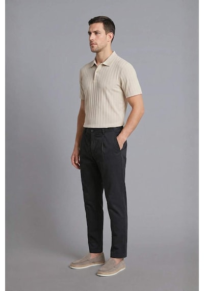 Defacto Regular Fıt Kısa Kollu Polo Tişört H5936ax26smgr492 Gri-gr492