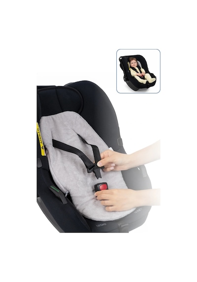 Babyjem Ana Kucağı Bel Desteği Havlu Gri