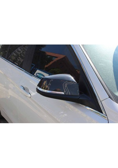 Bmw X1 Karbon Ayna Kapağı 2 Parça 2009 - 2015 Arası
