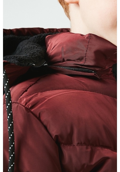 Lela Içi Peluş Astarlı Çıkarılabilir Kapüşonlu Şişme Erkek Çocuk Mont 5763038 Bordo